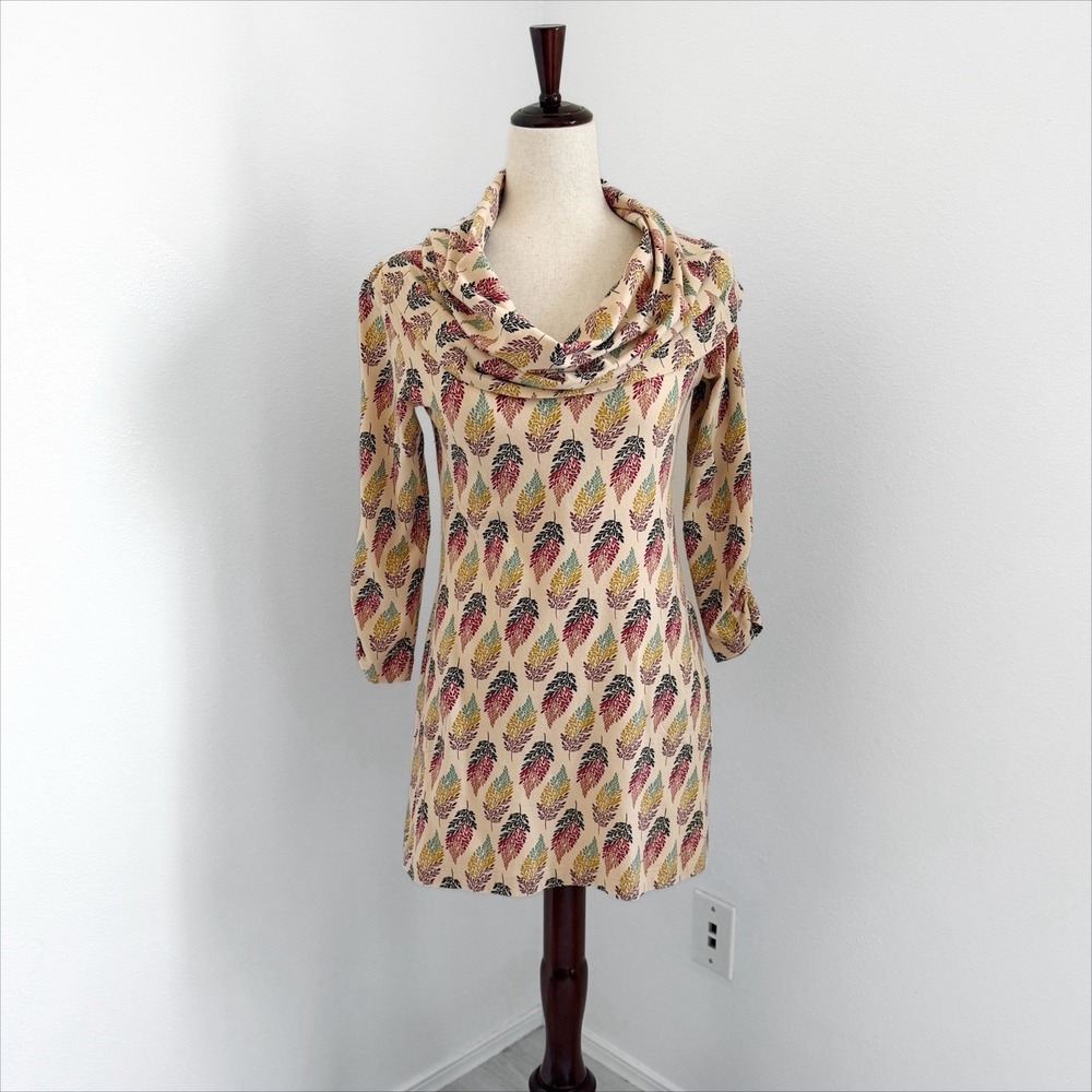 Effies Heart Top Womens Small Floral Tunic Cotton Boho Artsy Phoebe Whimsical